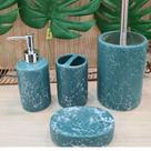 KIT PARA BANHEIRO C/ 4 marmore verde mai home