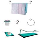 Kit Para Banheiro Cosmo Vidro Verde