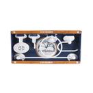 Kit para Banheiro de Plástico 5 Peças Soft Branco - Metasul Kit para Banheiro de Plástico 5 Peças Soft Branco - Metasul