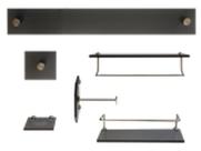 Kit Para Banheiro Jade 8 Fumê