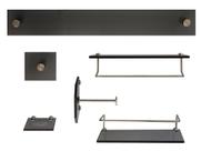 Kit Para Banheiro Jade 8 Fumê