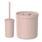 Kit Para Banheiro Lixeira Cesto De Lixo 6L e Escova Sanitária Vassoura Limpar Vaso Privada Ou Bold Kit Para Banheiro Lixeira Cesto De Lixo 6L e Escova Sanitária Vassoura Limpar Vaso Privada Ou Bold