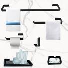 Kit Para Banheiro Luxo Art 6 peças