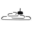 Kit para banheiro luxo square black - Imperio Hidro