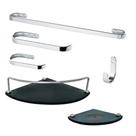 Kit Para Banheiro Ônix 9 fumê (6 Peças)
