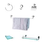 Kit Para Banheiro Topázio 1 Incolor (6 Peças) Kit Para Banheiro Topázio 1 Incolor (6 Peças)