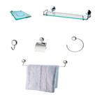 Kit Para Banheiro Topázio 1 Incolor (6 Peças) Kit Para Banheiro Topázio 1 Incolor (6 Peças)