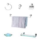 Kit Para Banheiro Topázio 4 Incolor (6 Peças) Kit Para Banheiro Topázio 4 Incolor (6 Peças)