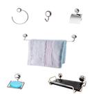 Kit Para Banheiro Topázio Alumínio Vidro Fumê Kit Para Banheiro Topázio Alumínio Vidro Fumê