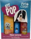 kit para Banho PET Completo com Shampoo Condicionador e Perfume Macho Pet Clean POP