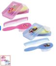 Kit para banho petita color na cor azul ou na cor rosa
