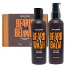 Kit para Barba Masculina Men Rock Bálsamo e Shampoo Musgo de Carvalho 2 Peças 100 ml