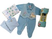 Kit para Bebê Azul da Faby Baby - Tamanho P