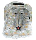Kit Para Bebê Conforto 100% Algodão Capa+Capota Protetora Solar+Protetor de Cinto