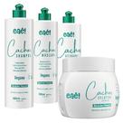 Kit Para Cabelos Cacheados Eaê! Cosméticos 4 Passos 500ml - Eae
