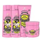 Kit para Cabelos Crespos ou Cacheados BARROMINAS Cachos Têm Poder! Completo