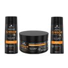 Kit para Cabelos em Queda BARROMINAS Cresce Fio Shampoo + Condicionador + Máscara