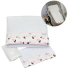 Kit Para Carrinho De Bebê 4 Peças Malha De Fio Penteado - Texnew Baby