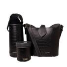 Kit para Chimarrão Três Peças Slim Matetri Acompanha Mateira, Térmica 1L e Porta-Erva -