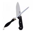 Kit para Churrasco Chaira 7,5" e Faca Inox 8" Cabo Plastico