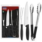 Kit para Churrasco Tramontina Plenus Preto 3 Peças 23498/449