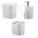 Kit Para Cozinha Trium Branco 3 Peças - Ou