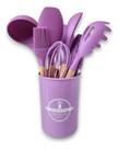 Kit Para Cozinha Utensílios Completo Gourmet Silicone 12pcs