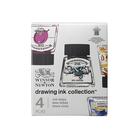 Kit para Desenho Winsor Newton 14ml Rich Tones 4 Cores