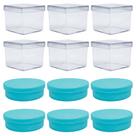 Kit Para Doces Festas Caixinha E Latinha Colorida 5cm Com Tampa 30 Uni