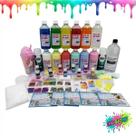 Kit Para Fazer Todo Tipo De Slime - Kit Cola Coloridas Neve - Ine Slime