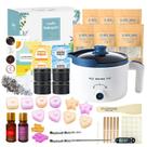 Kit para Fazer Velas KQU com Panela Elétrica para Derreter Cera de Soja Kit para Fazer Velas KQU com Panela Elétrica para Derreter Cera de Soja