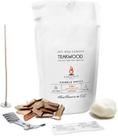 Kit para Fazer Velas Phoenix Wick 400 g com Aroma de Madeira de Teca
