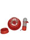 Kit Para Hamster E Roedores Pet Comedouro Bebedouro E Rodinha Vermelho Kit Para Hamster E Roedores Pet Comedouro Bebedouro E Rodinha Vermelho