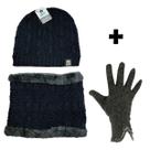 Kit Para Inverno Quentinho Com Luva Jane Eyre Delicada Cachecol E Touca