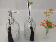 Kit para Lavabo Difusor com Varetas Saboneteira Vaso e Bandeja Espelhada