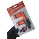 Kit Para Mangueira Com Esguicho 1/2 Polegada Irrigação Jardinagem Borrachas Londrina