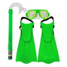 Kit Para Mergulho Completo Infantil Com Máscara Snorkel E Pé De Pato Para Natação E Lazer Piscina Kit Para Mergulho Completo Infantil Com Máscara Snorkel E Pé De Pato Para Natação E Lazer Piscina