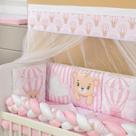 Kit para mini berço almofadinhas 12 peças + saia ursa baloeira Kit para mini berço almofadinhas 12 peças + saia ursa baloeira