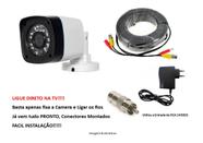 Kit para Monitoramento CFTV - Ligue Direto Completo 20 Mts