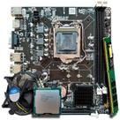 Kit Para Montagem de Computador, Placa Mãe GT-H61, Processador Core i3-3220, Memória 8GB DDR3, Cooler