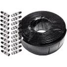 Kit Para Montar Cabo Microfone Stereo 50 Mts. + 10 Pares Xlr