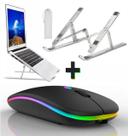 Kit Para Notebook Com Mouse Sem Fio Mais Suporte Base Top
