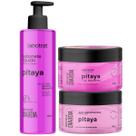 Kit Para o seu Banho Dia a Dia Labotrat Pitaya Esfoliante Sais de Banho e Sabonete Pele Macia e Firme