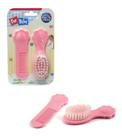 Kit Para Pentear Infantil Presente Bebe Escova + Pente