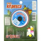 Kit Para Pesca com Anzol, Bóia e Linha - Artpesca