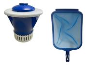 Kit Para Piscina Flutuador Margarida 1 Peneira Original