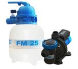 Kit Para Piscina Sodramar Bomba BMC-25 1/4cv Monofásico 127/220V + Filtro FM-25