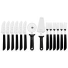 Kit para Pizza Tramontina Laminas Aço Inox Preto 14 Peças