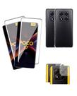 Kit Para Poco X7 5G 2x Capa TPU + 2x Pelicula 3D + 2x Película Da Câmera Lente