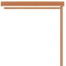 Kit para Porta de Correr 200cm Casablanca Curupixá